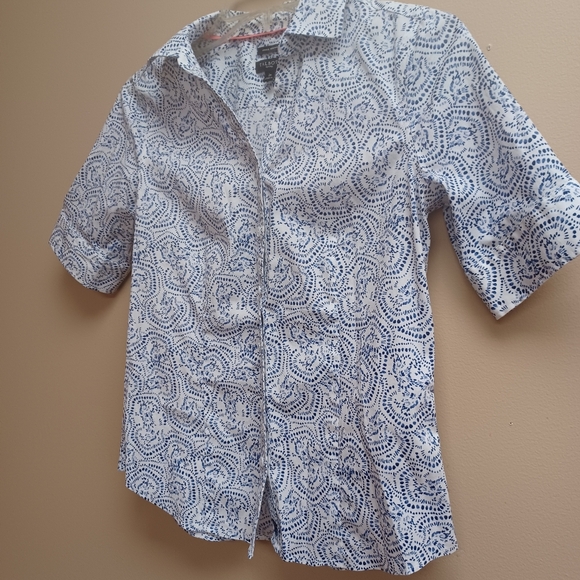 Talbots button down shirt - sz 2p - Picture 6 of 15